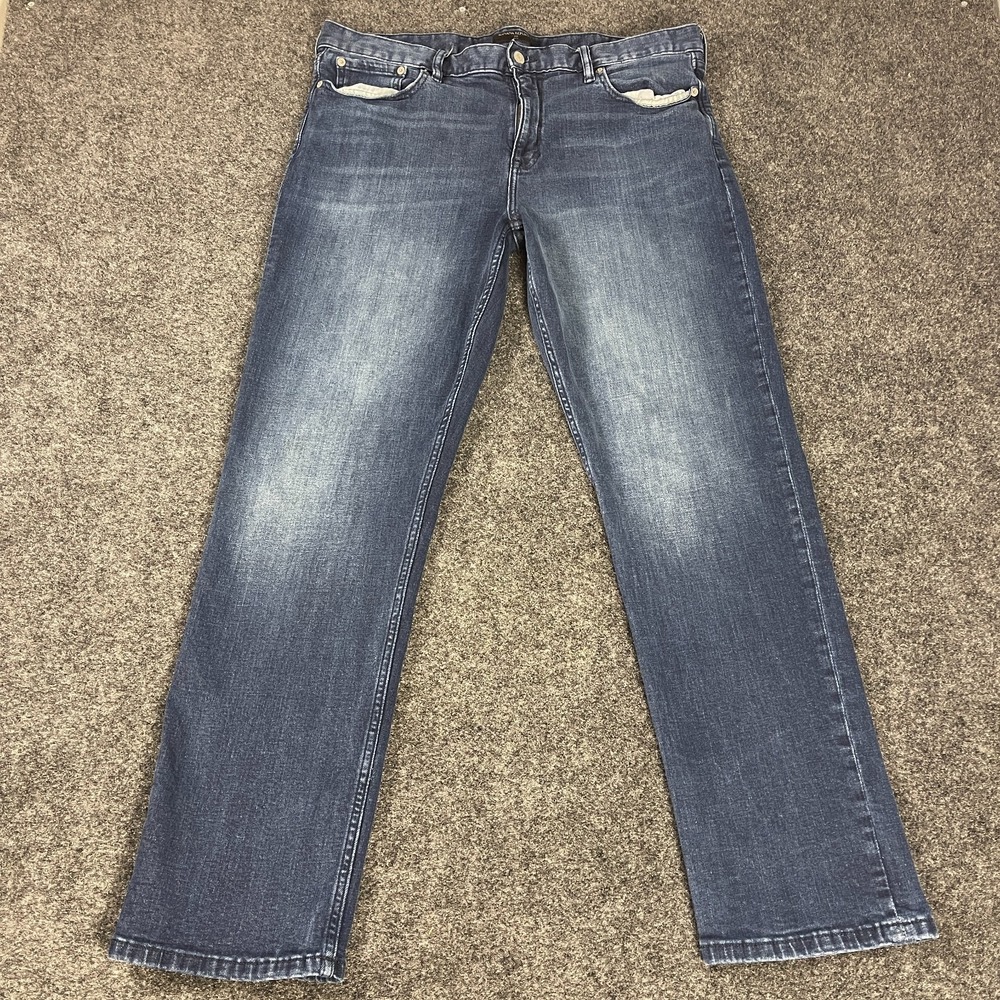 Banana Republic Slim Jeans Mens 36x32 Medium Wash Stretch Denim Casual